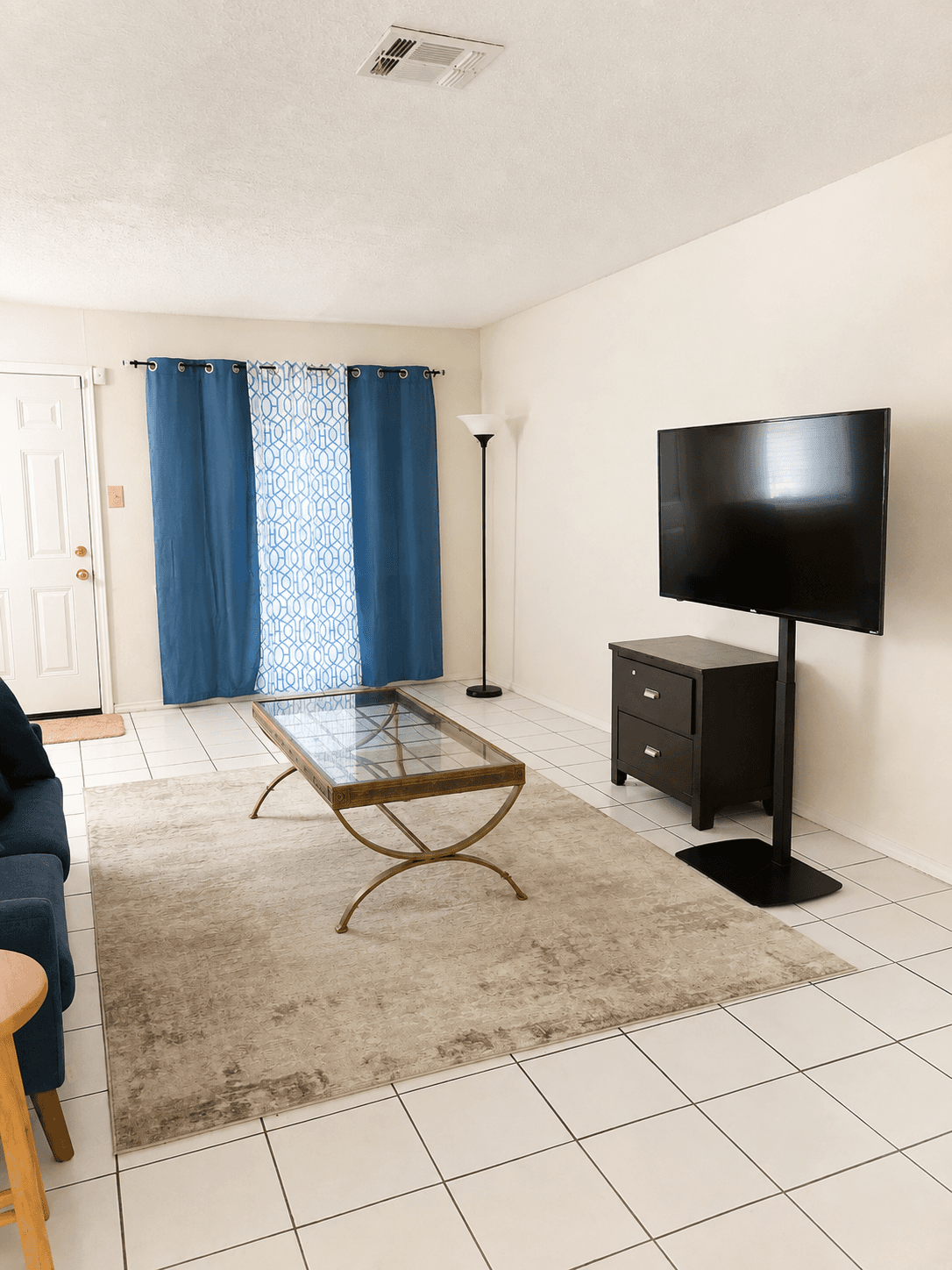 Furnished living room with comfortable seating